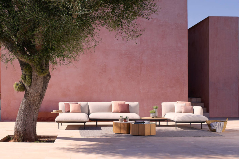 Divano per esterno Senja Tribù - 4