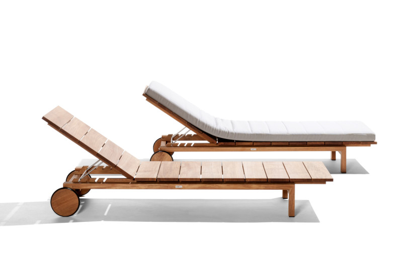 Lettino pour extérieur Kos Tribù - 3