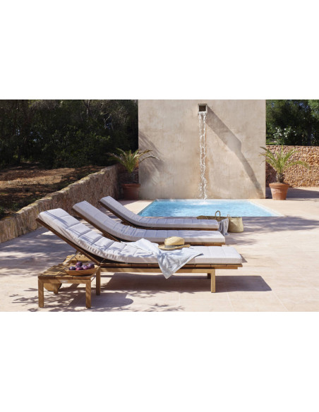 Lettino pour extérieur Kos Tribù - 4