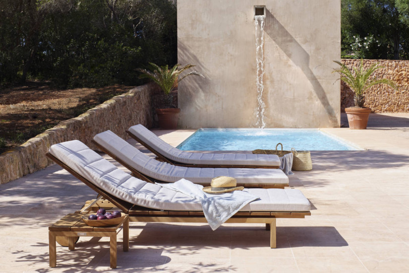 Lettino pour extérieur Kos Tribù - 4