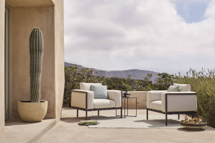 Natal Alu Outdoor Armchair Tribù - 5