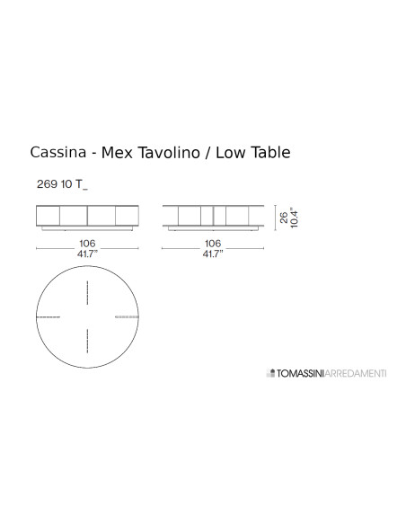 Mex Low Table (Expo Offer) Cassina - 7