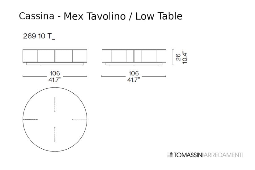 Tavolino Mex (Offerta Expo) Cassina - 7