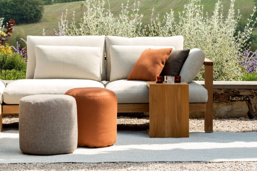 C-Teak Outdoor Side Table Tribù - 2