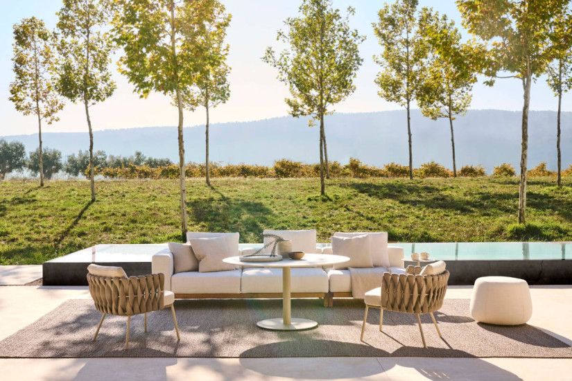 Divano per esterno Vis à Vis Tribù - 4