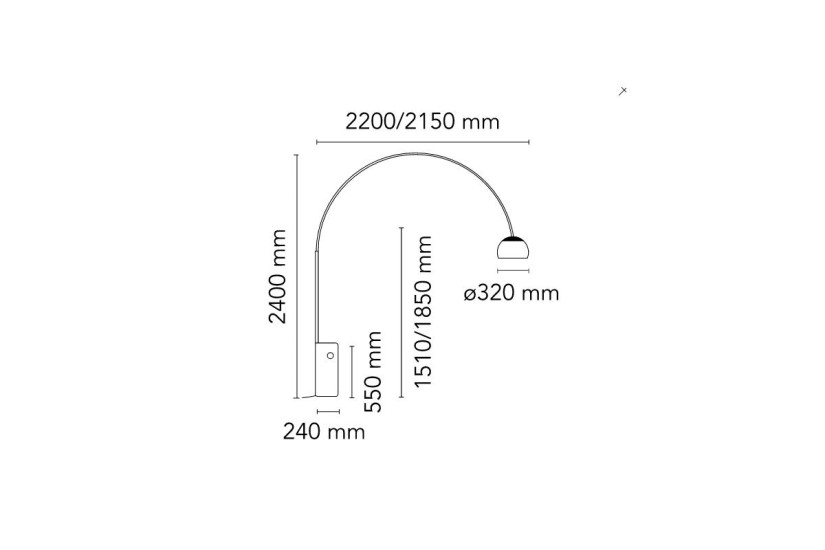Lampada da Terra Arco Flos - 6