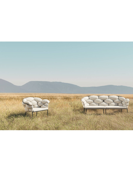 Petit Fauteuil d'extérieur Serpentine Ligne Roset - 3