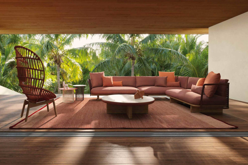 Mesh outdoor Sofa Kettal - 5