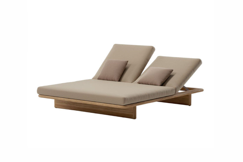 Mesh outdoor sunbed Kettal - 3