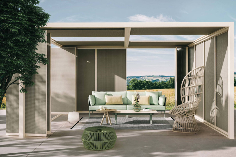 Zigzag Outdoor Ottoman Kettal - 4