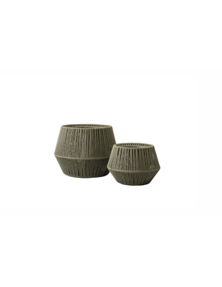 Zigzag Outdoor Ottoman Kettal - 2
