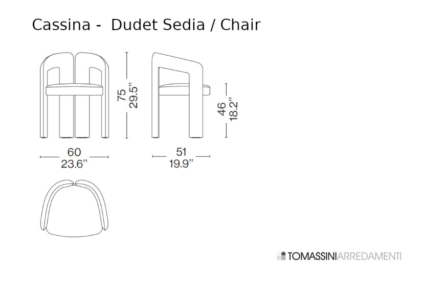 Dudet White Fabric Chair (Expo Offer)  - 7