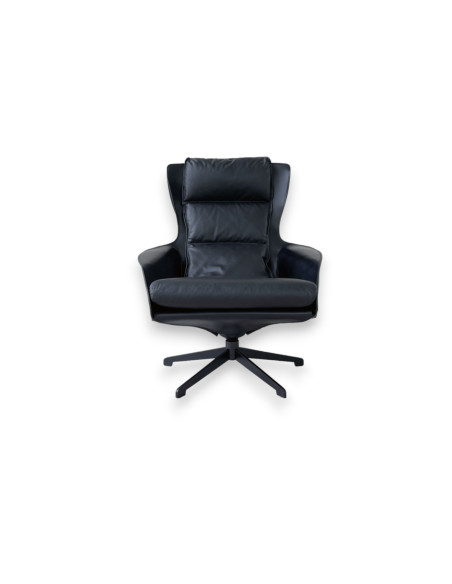 Cab Lounge Black Leather Armchair  (Expo Offer) Cassina - 7