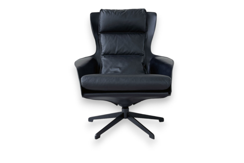 Cab Lounge Black Leather Armchair  (Expo Offer) Cassina - 7