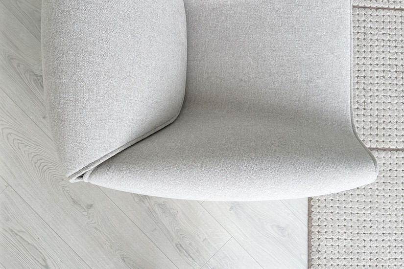 Fauteuil Le Club en tissu sable (Offre Expo) Poliform - 3