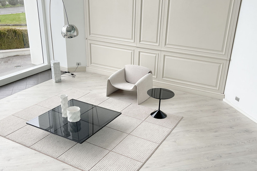 Fauteuil Le Club en tissu sable (Offre Expo) Poliform - 5