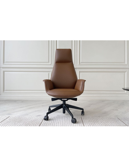 Downtown Cognac Leather Armchair (Expo Offer) Poltrona Frau - 1