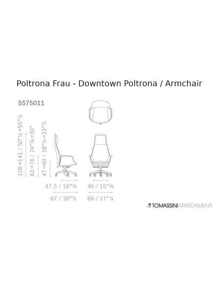 Downtown Cognac Leather Armchair (Expo Offer) Poltrona Frau - 7