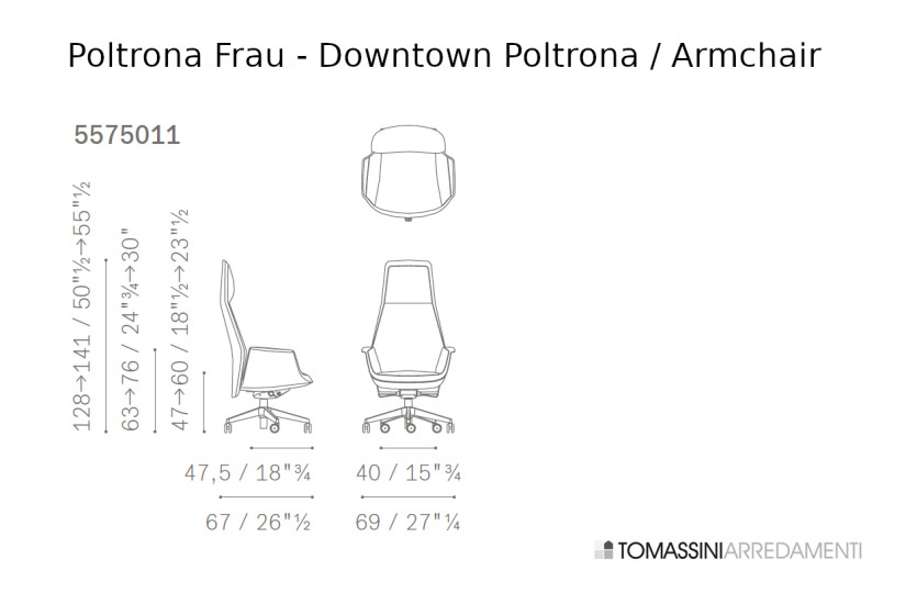 Downtown Cognac Leather Armchair (Expo Offer) Poltrona Frau - 7