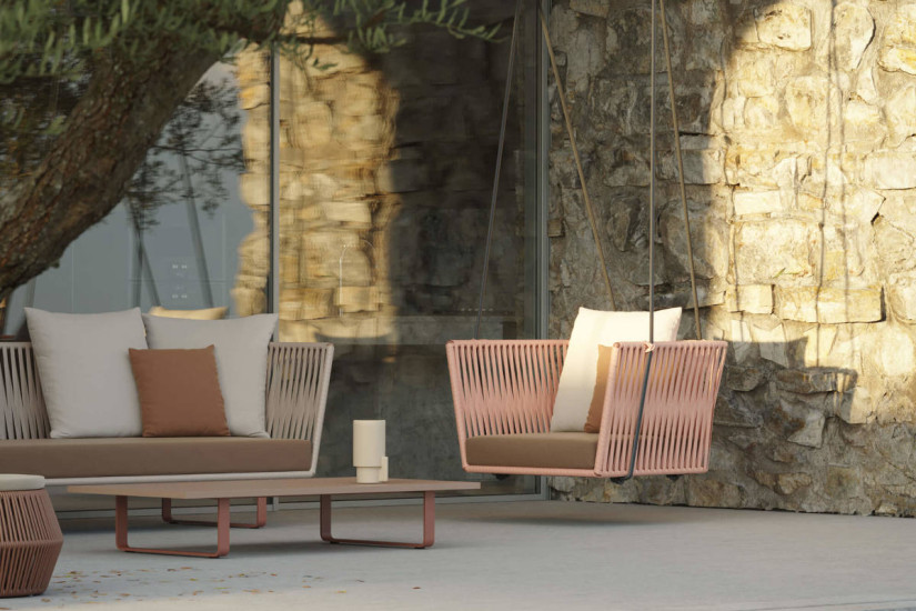 Bitta Outdoor Hanging Sofa Kettal - 4