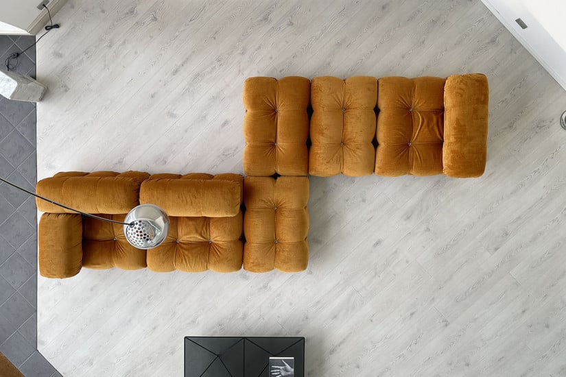 Canapé Camaleonda en tissu orange (Offre Expo) B&B Italia - 5