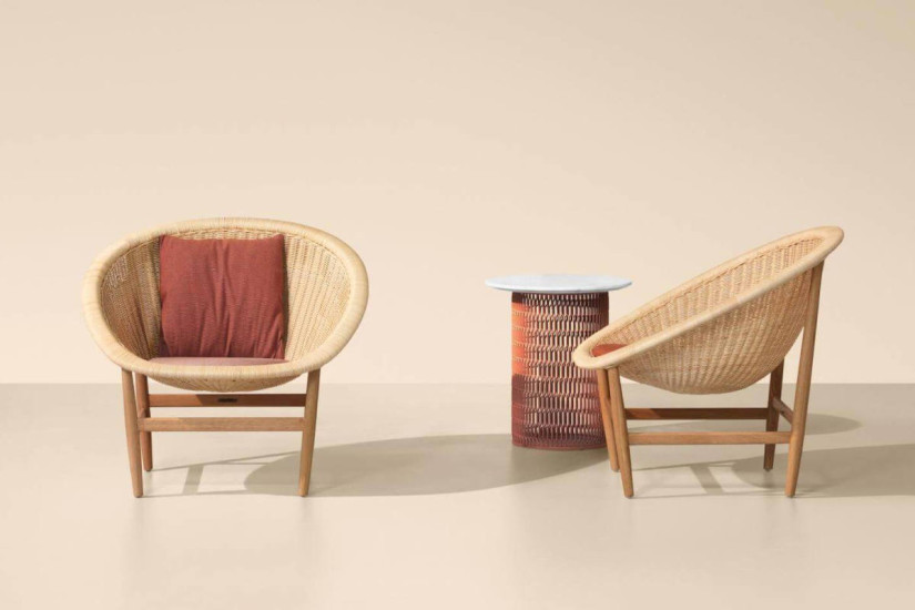 Basket outdoor Armchair Kettal - 4