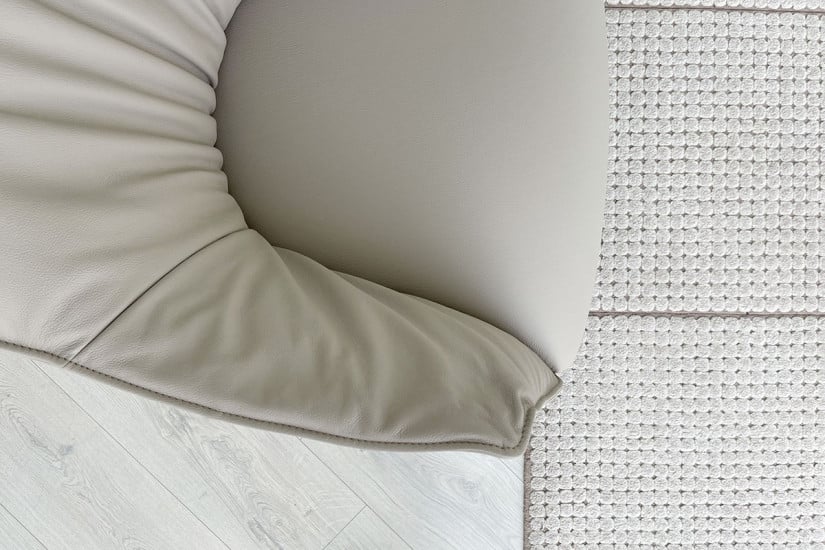 Poltrona Archibald in pelle cipria (Offerta Expo) Poltrona Frau - 5