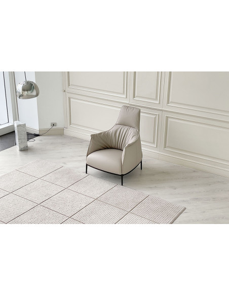 Poltrona Archibald in pelle cipria (Offerta Expo) Poltrona Frau - 6