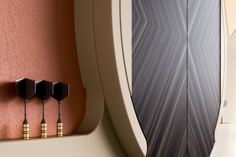 Dartboard Cabinet Argo20 Vismara Design - 5