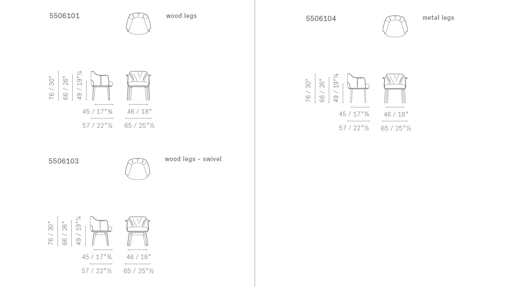 Archibald Dining Chair dimensions