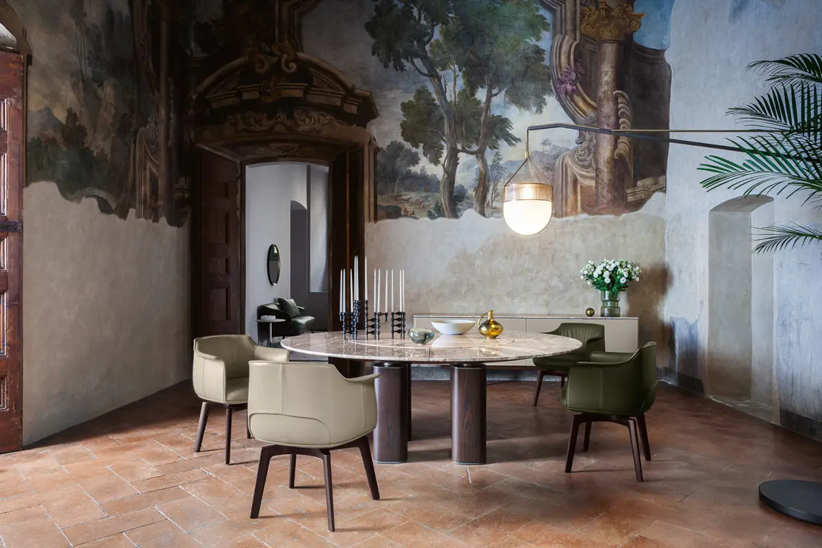 Archibald Dining Chair by Poltrona Frau