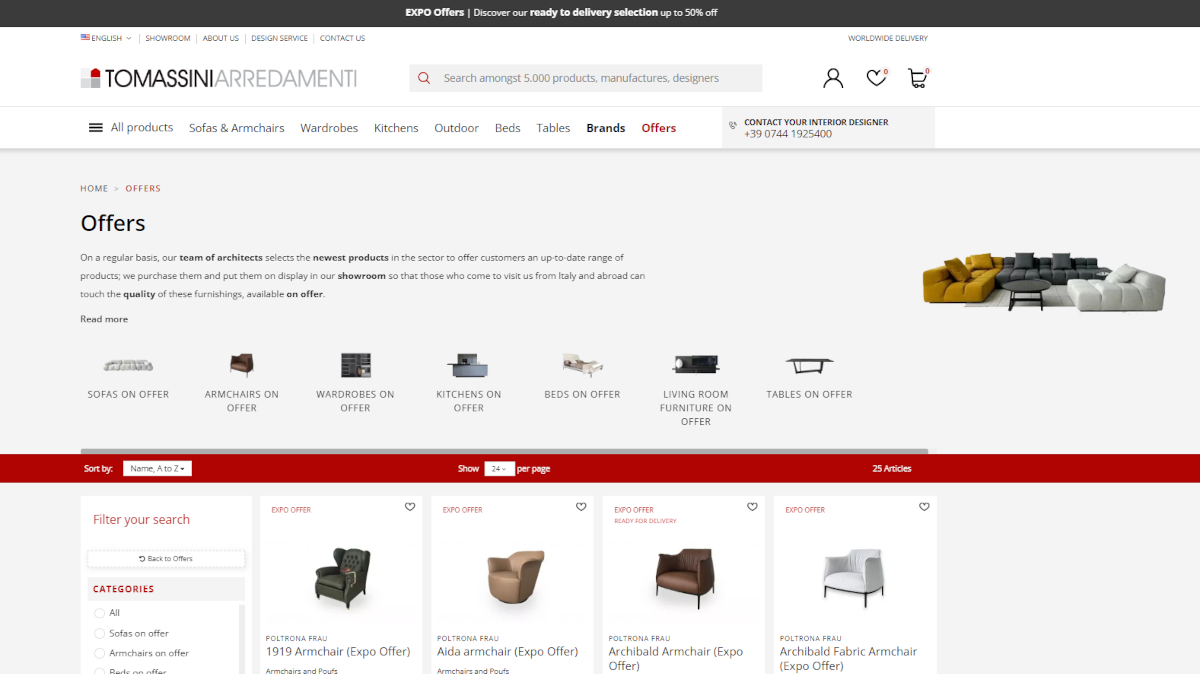 Poltrona Frau Offers