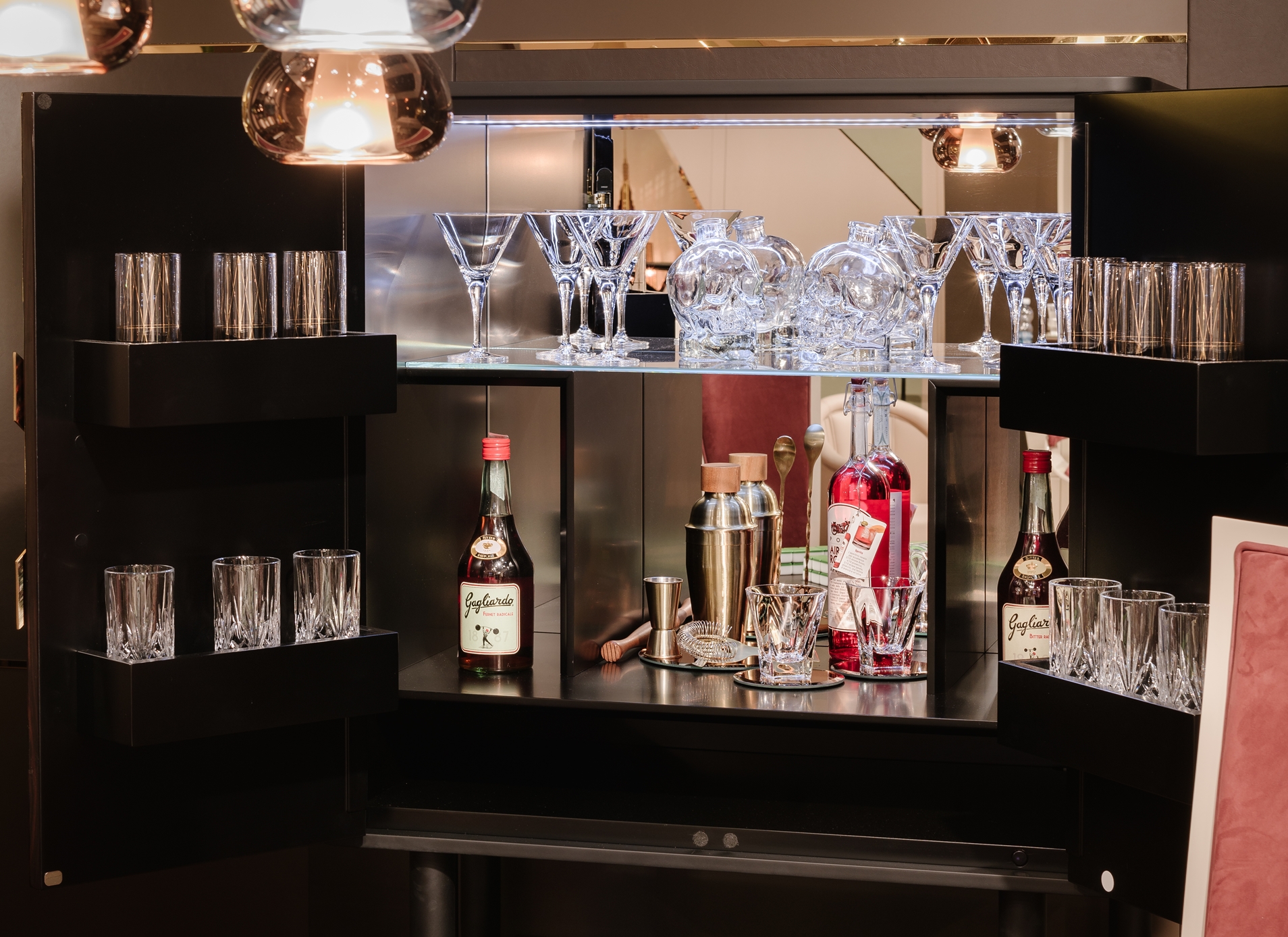 Spirit Bar Cabinet by Vismara Design