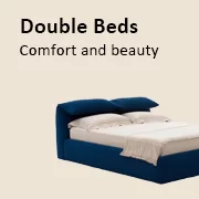 Double beds comfort and beauty