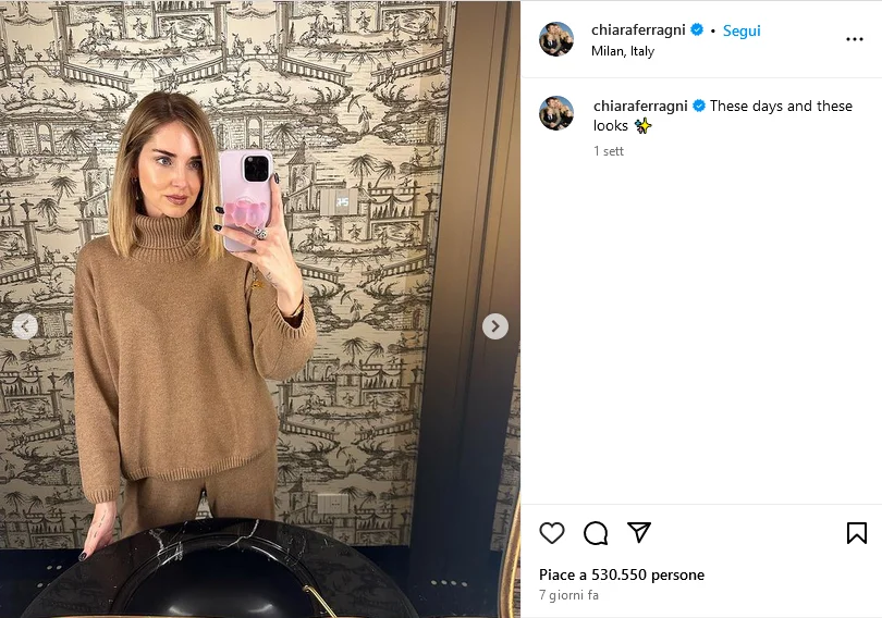 Chiara Ferragni carta da parati